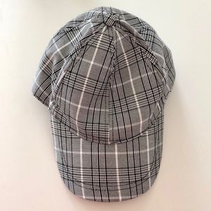 Gray Plaid Cap